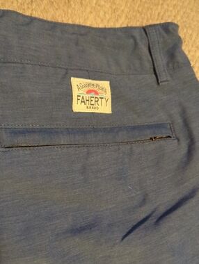 Mens Faherty All Day Shorts Blue Size 36